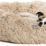 Faux Fur Dog Bed