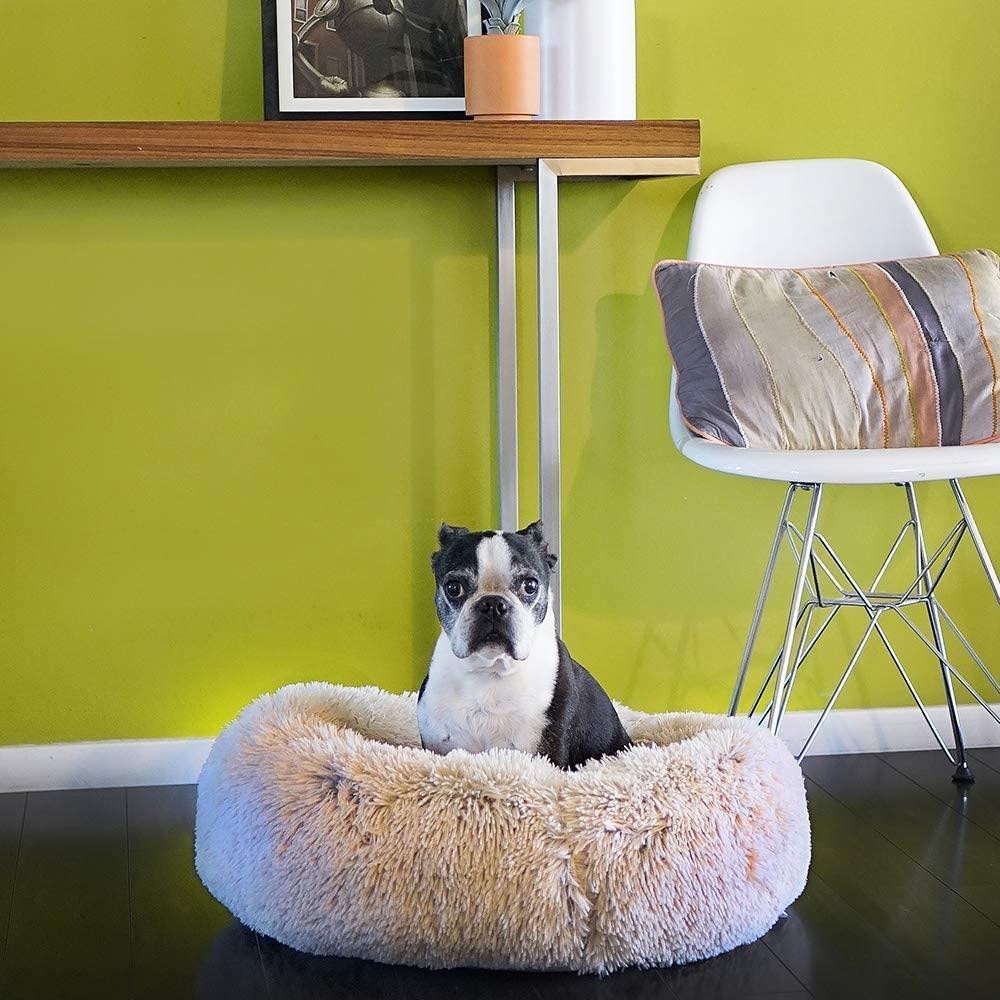 Faux Fur Dog Bed