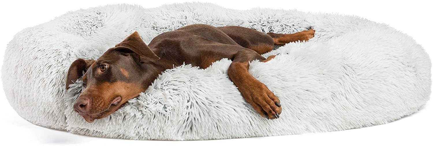 Faux Fur Dog Bed