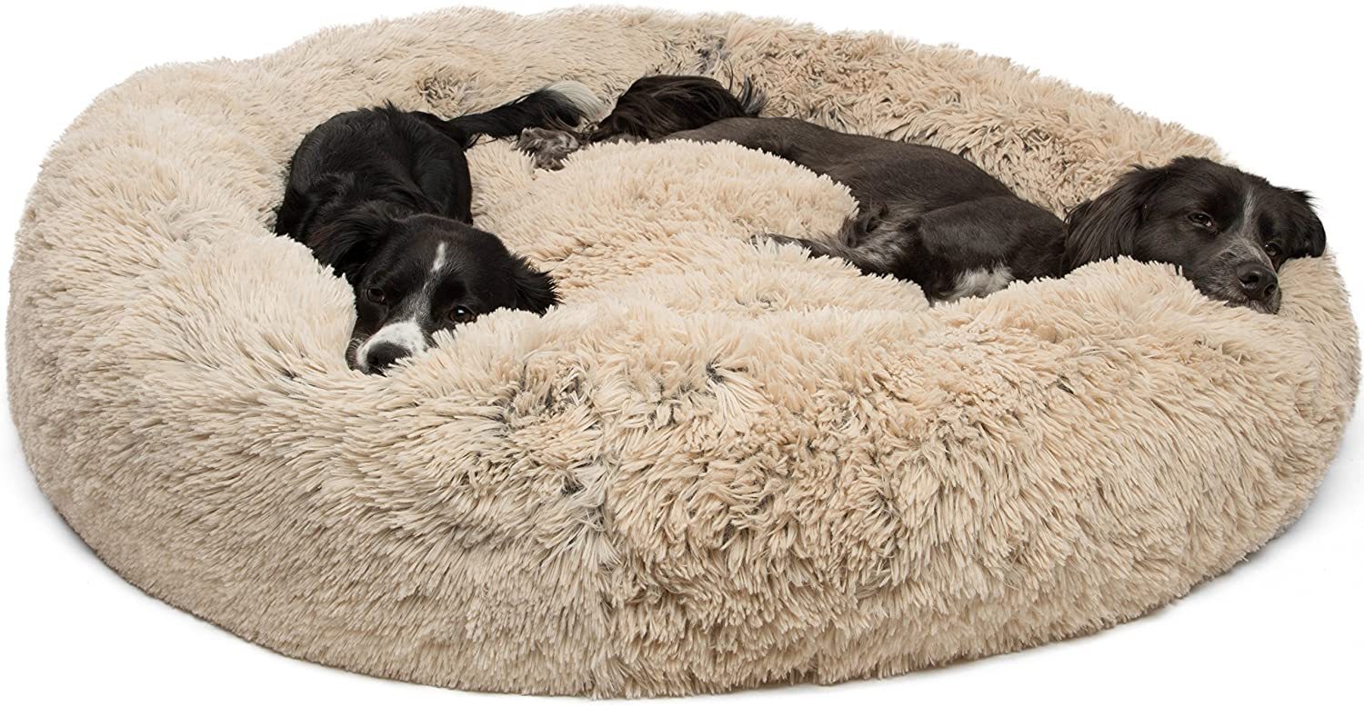 Faux Fur Dog Bed