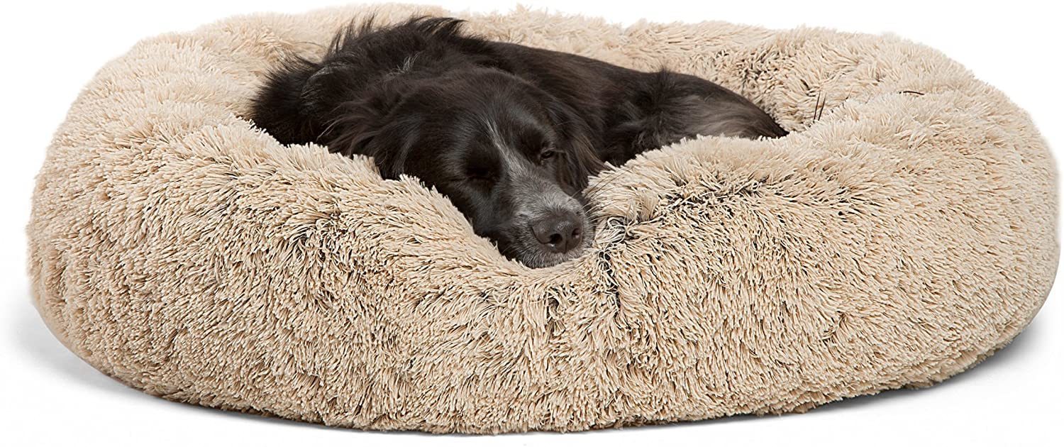 Faux Fur Dog Bed